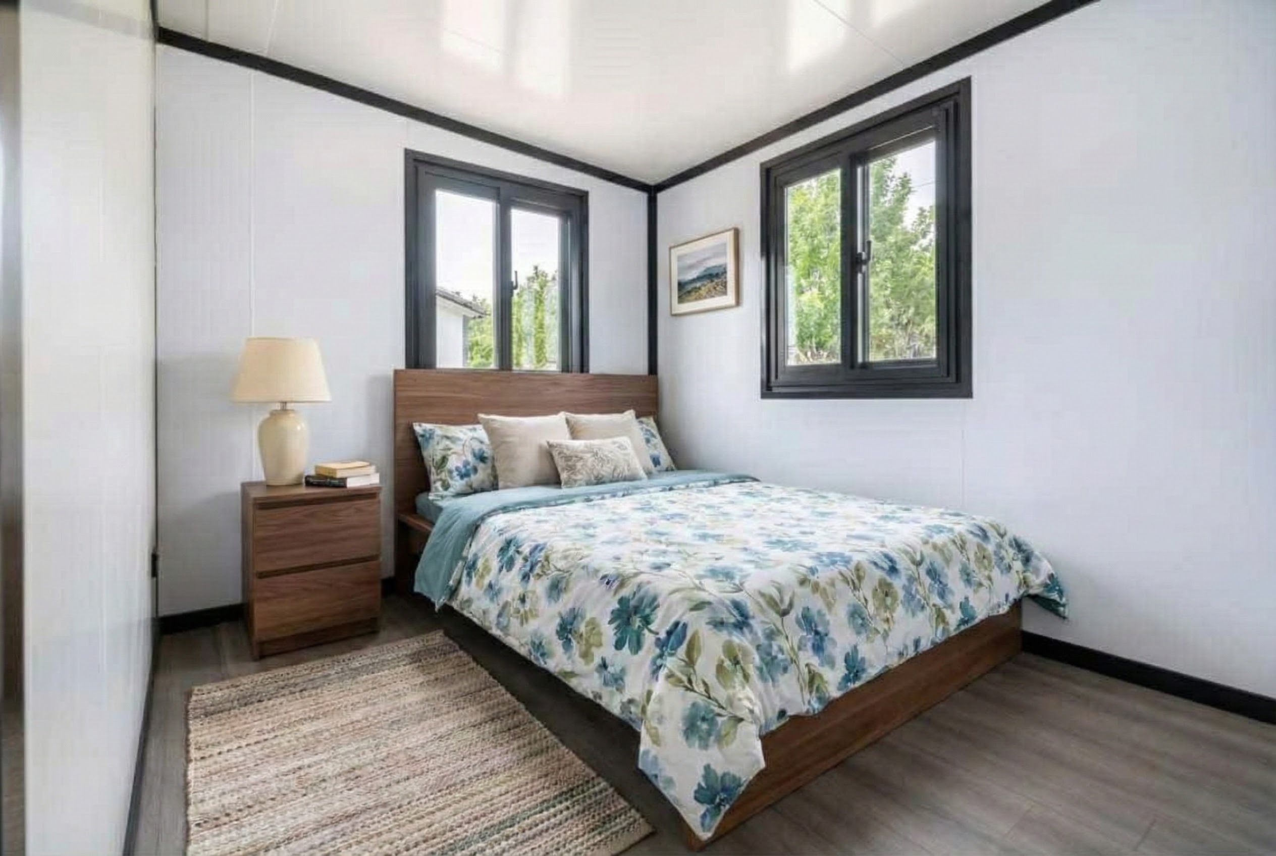 Container home bedroom